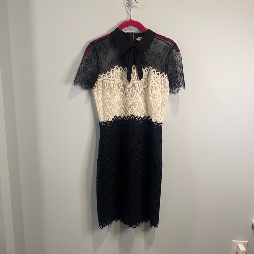 Sandro “Rozen” Guipure lace dress 2 (US M) - Picture 2 of 4
